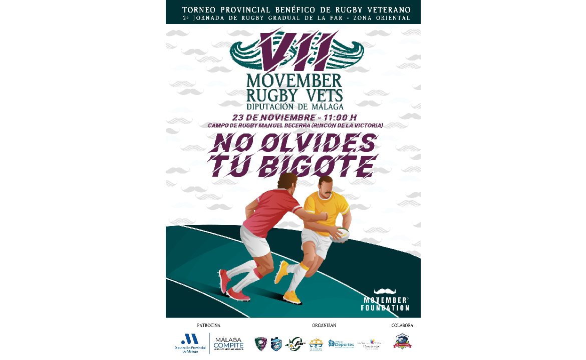 El VII Movember Rugby Vets acogerá la 2ª Jornada de Rugby Gradual de la FAR con la participación de unos 300 niños