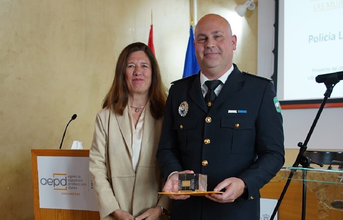 La Policía Local de Rincón de la Victoria recibe por segundo año consecutivo un Premio Nacional de la Agencia Española de Protección de Datos