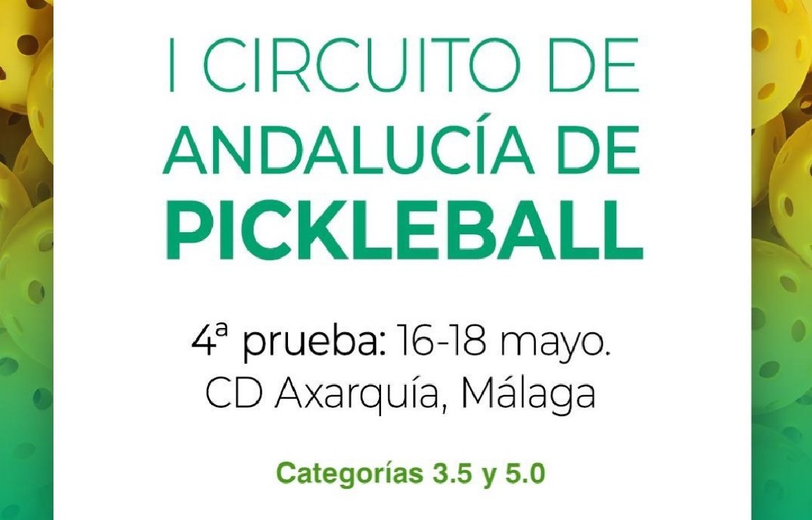 Rincón de la Victoria acoge la cuarta prueba del I Circuito de Andalucía de Pickleball