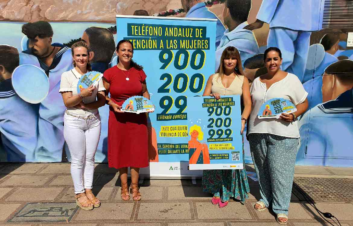 Rincón de la Victoria acoge la campaña de prevención de violencia de género y sexual con el teléfono gratuito 900 200 999