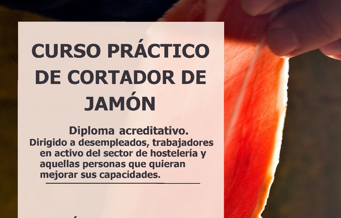 El Ayuntamiento de Rincón de la Victoria abre el plazo de inscripción para el curso gratuito de cortador de jamón dirigido al sector de la hostelería