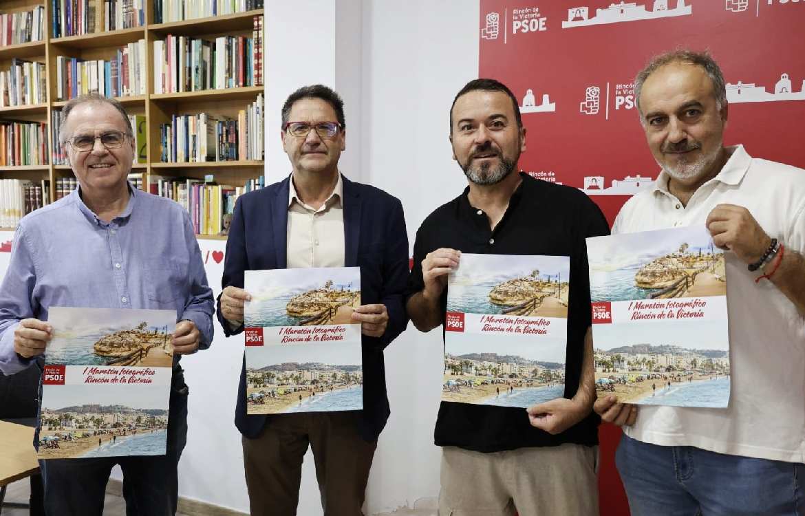 El PSOE de Rincón de la Victoria presenta su I Maratón Fotográfica “Rincón en un Click” con un jurado de primer nivel internacional