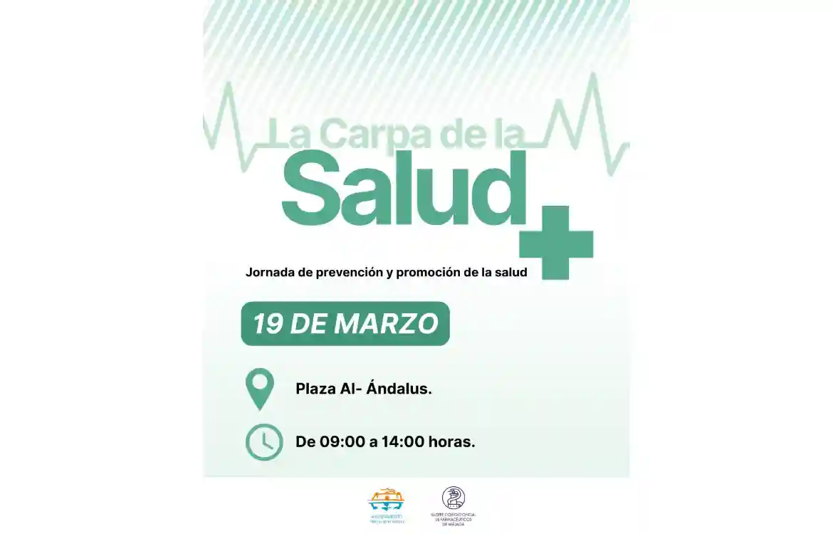 La Carpa de la Salud hace parada en Rincón de la Victoria el próximo jueves 19 de marzo en la Plaza Al-Ándalus