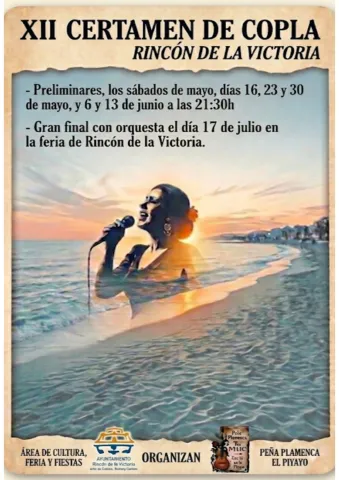 Abierto el plazo de inscripción para participar en la XII edición del Certamen de Copla Rincón de la Victoria
